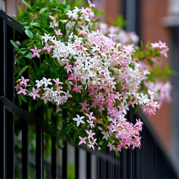 Jasmin - Set om 2 - Trachelospermum jasminoides - Höjd 110-120cm - ⌀17cm