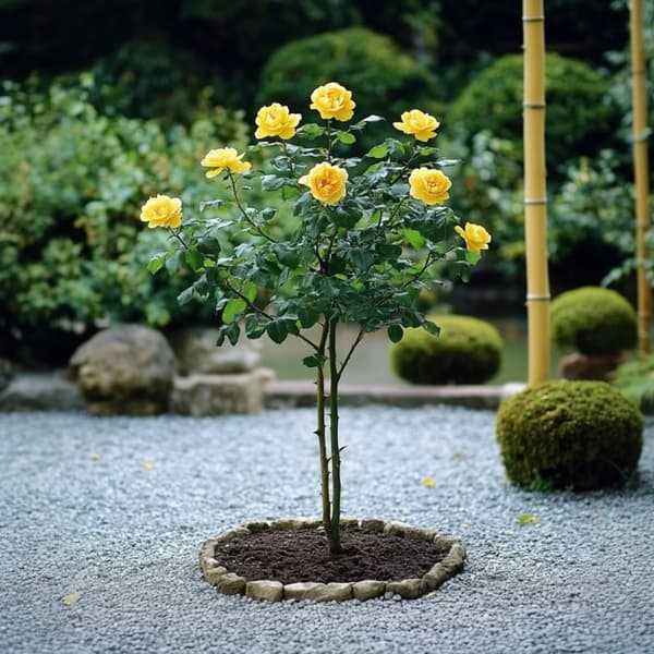 Rosentræ - Sæt med 2 - Rosa palace ‘Mysore’ - Højde 80-100cm - ⌀19cm