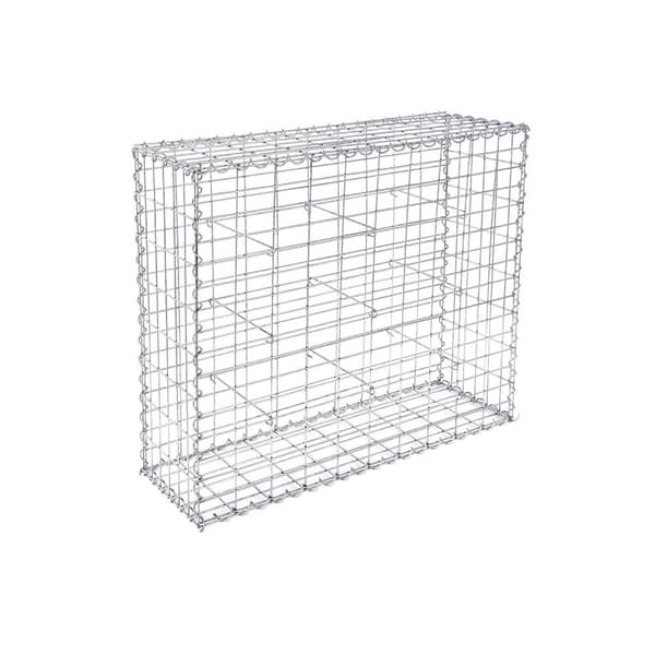 Steenkorf - Gabion - Lanka korkea - ruostumattomasta teräksestä - 100 x 80 x 30 cm