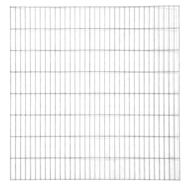 Schanskorf - Rund dekorativ kurv - Metal Stone Basket - Rustfrit - 90 x 80 cm
