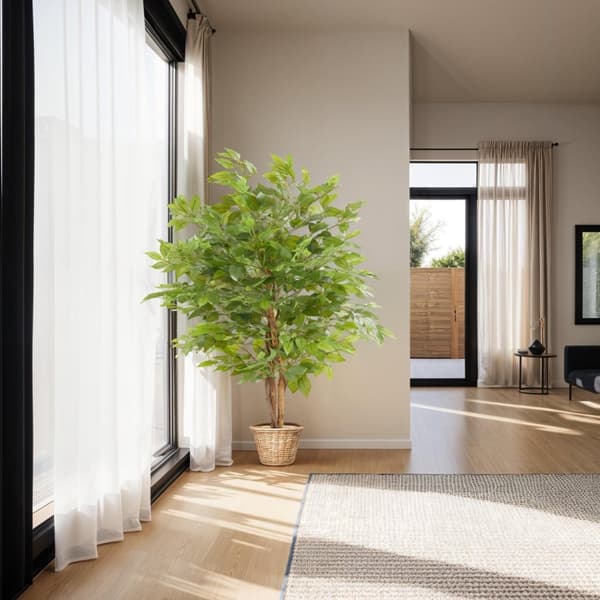Konstgjort fikusträd Fida, naturtrogen textur - 120 cm