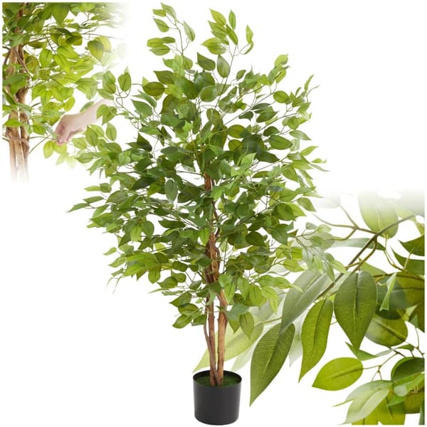 Konstgjort fikusträd Fida, naturtrogen textur - 120 cm