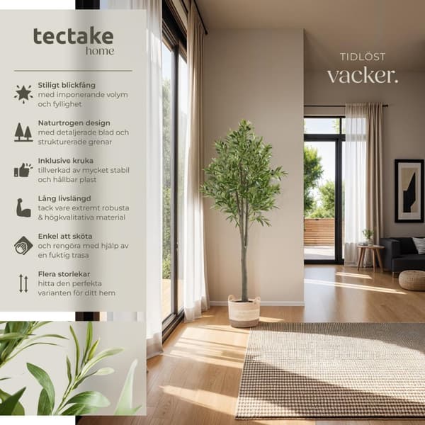 Konstgjort olivträd Oleand, naturtrogen textur - 150 cm
