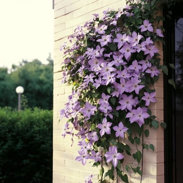 Skovranke - 2 stk. - Clematis 'Hagley Hybrid' - Højde 100-120cm - ⌀17cm