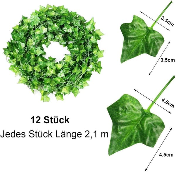 25 meter Ivy Guirlande / Leaf Guirlande - 2m lang