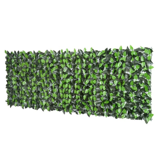 Konstgjord Häck, PE Material, Utomhusbruk,Grön, 300x100 cm