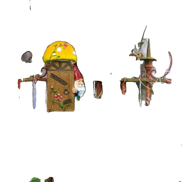 Gnome Dekorationer, Perfekte til Haver, Charmerende Mini Figuriner, Sikker for Børn og Kæledyr