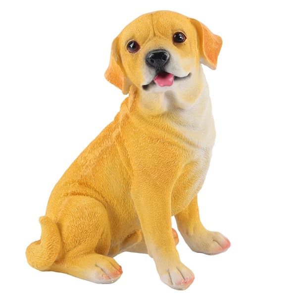 Hundfigur Dekor, Hög Simulation, Trädgårdsprydnad,A