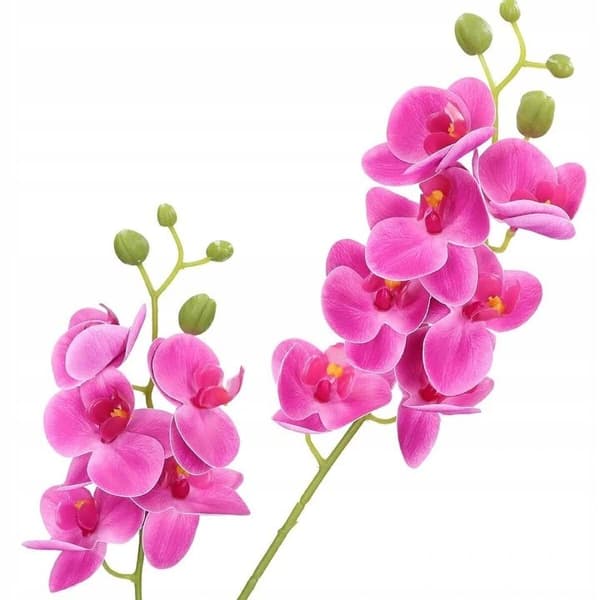 Keinotekoinen orkidea kukka koristeellinen oksa 75 cm