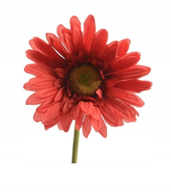 Rød kunstig gerbera til en 50 cm vase