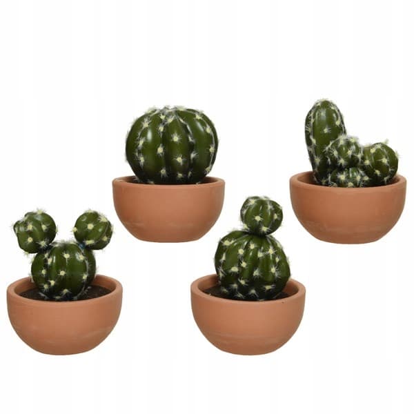 Kunstig plante i potte kaktus 10,5 cm 801321