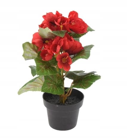 Kunstige dekorative blomster i en potte 22x11x11 cm