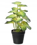 Miniatyrbillede 3 af 4: Kunstig grøn plante i en potte 32 cm dekorativ