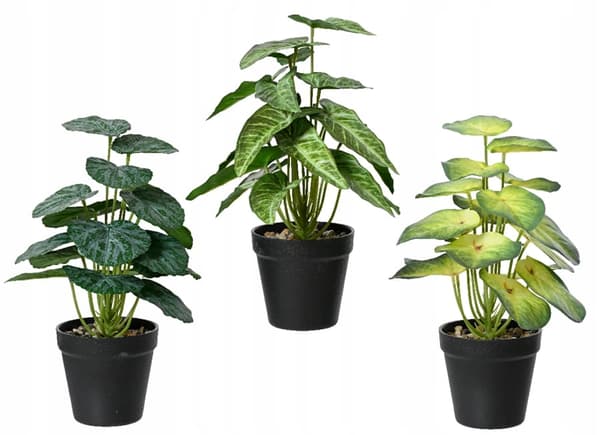 Kunstig grøn plante i en potte 32 cm dekorativ