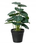 Miniatyrbillede 2 af 4: Kunstig grøn plante i en potte 32 cm dekorativ