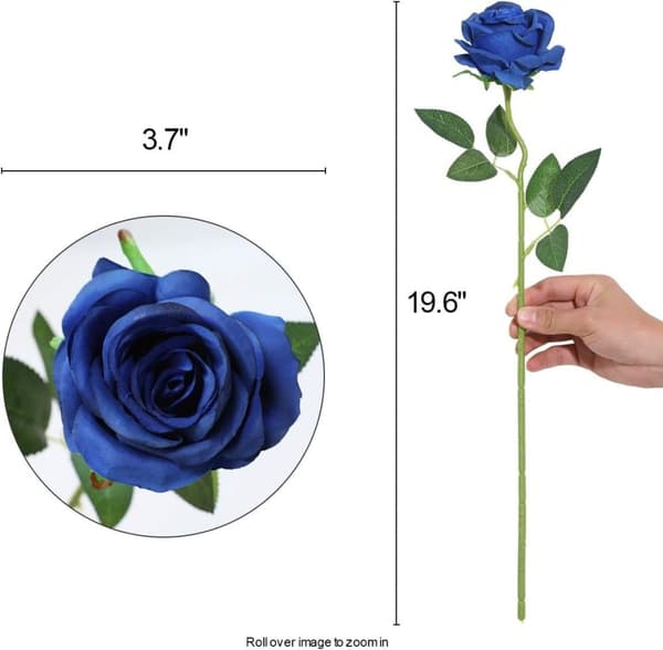 Lollanda verklighetstrogen artificiell ros för bröllopsbukett, blomsterarrangemang, hemmafest, bordsdekoration, dekoration
