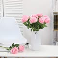 Miniatyrbild 5 av 6: Lollanda verklighetstrogen artificiell ros för bröllopsbukett, blomsterarrangemang, hemmafest, bordsdekoration, dekoration