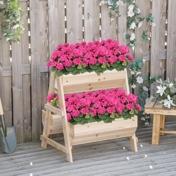 Lollanda Set med fyra konstgjorda blommor för utomhus- och inomhusbruk, blomdekoration, pelargon, UV-resistent för trädgård