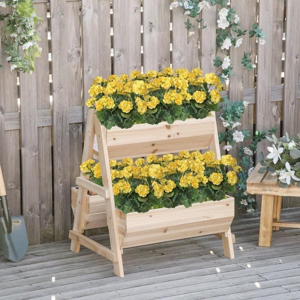 Lollanda Set med fyra konstgjorda blommor för utomhus- och inomhusbruk, blomdekoration, pelargon, UV-resistent för trädgård