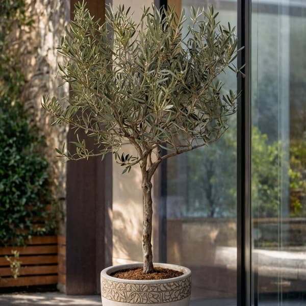 Oliventræ - Olea europaea - H⌀jde 45-55cm - ⌀14cm