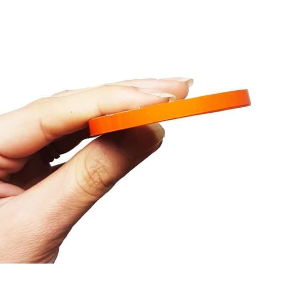 Refractive Wheel Trim Strips för bilfälgar, orange, 5 mm x 6 mt