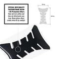 Miniatyrbild 2 av 4: 3D Sport Adhesive Protection för motorcykeltank, koleffekt, 20 x 13 cm