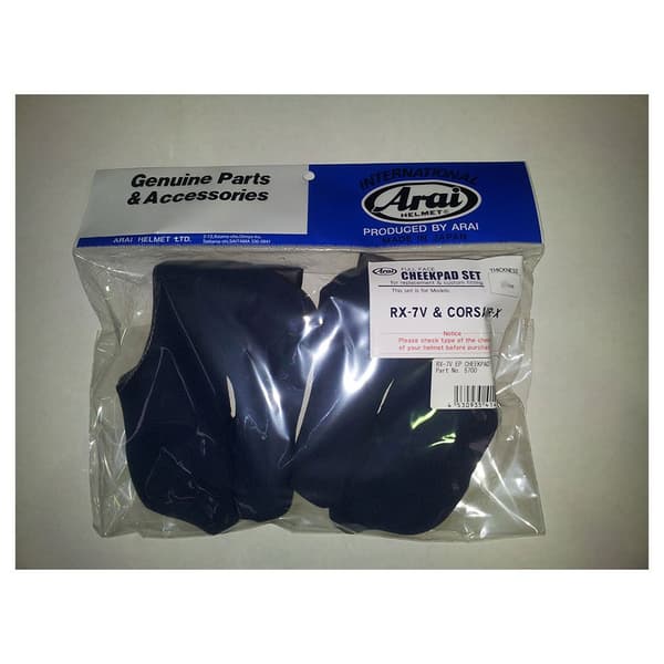 Arai Eco Pure Rx-7 V Cheek Pads 35 Mm Svart