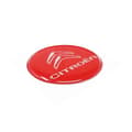 Miniatyrbild 2 av 4: cCitroën 3D-logodekal, röd, 52 mm