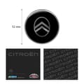 Miniatyrbild 3 av 4: Citroen 3D New Logo-dekal, svart, 52 mm