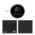 Miniatyrbild 3 av 4: cCitroën 3D-logodekal, svart, 52 mm