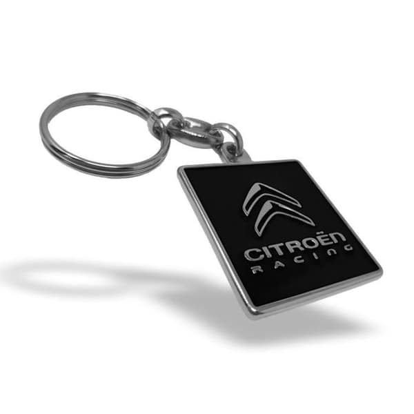 Officiell Citroën Racing nyckelring i metall, svart