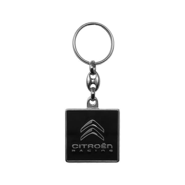 Officiell Citroën Racing nyckelring i metall, svart