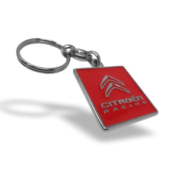 Officiell Citroën Racing nyckelring i metall, röd