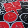 Miniatyrbild 4 av 4: Citroën New Official 6 Logos dekaler, svarta