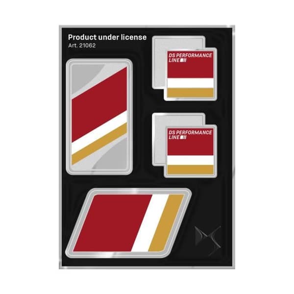 DS Performance Line officiella 4 logotyper