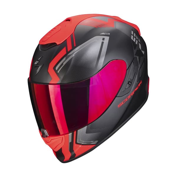 Scorpion Skärm Exo-1400 Carbon/exo-r1 Air/exo-520 Air/exo-391 Röd