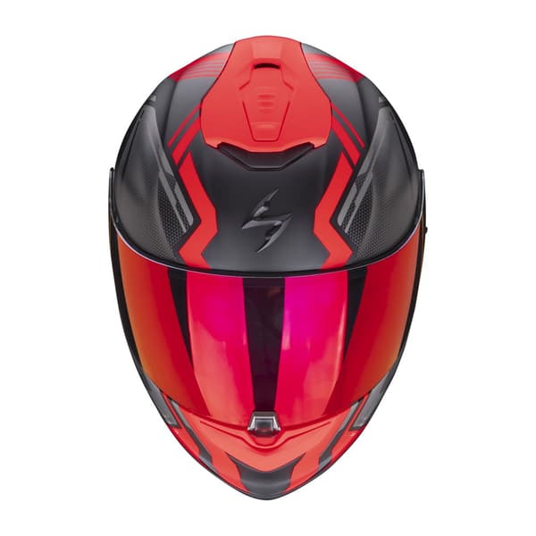 Scorpion Skärm Exo-1400 Carbon/exo-r1 Air/exo-520 Air/exo-391 Röd