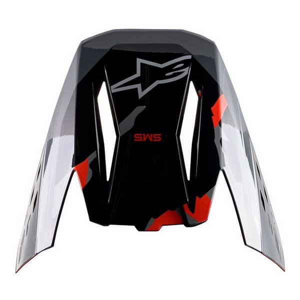 Alpinestars Visir Visera S-m5 Rover Rød,Grå