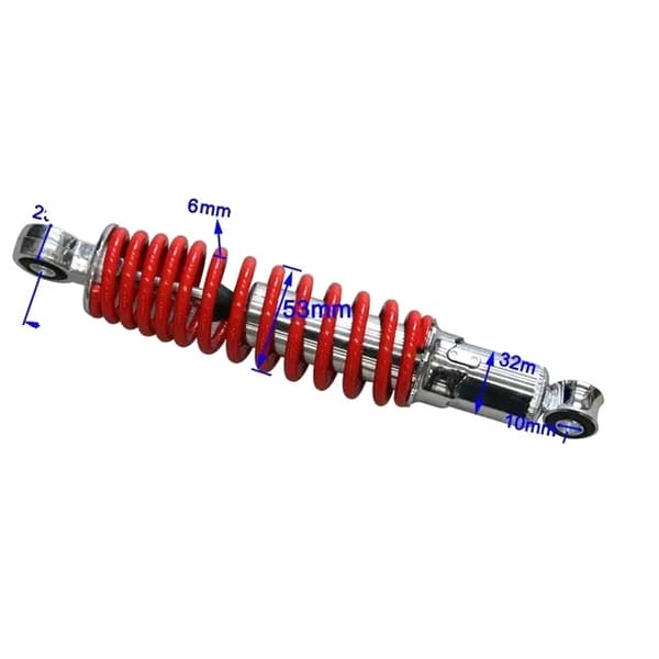 Framgaffel Stötdämpare, 400LBS Kapacitet, Passande för 50-125cc Motorcyklar, 260mm 10 tum 250mm  9.8inch