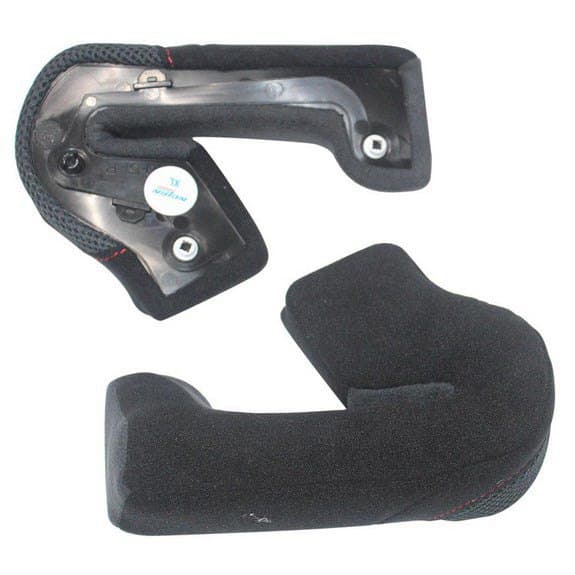 Nolan Vaddera N-com N100-5 Clima Comfort Cheek S Svart 2XL 40 mm