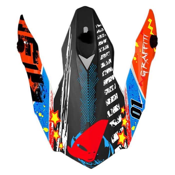 Ufo Onyx Graffiti Junior Visir Flerfärgad