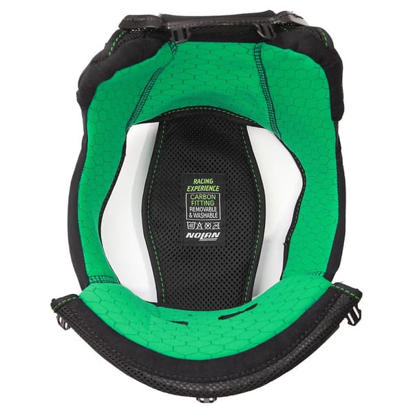 Nolan X-804 Rs Ultra Carbon Inderforing Grøn 2XS