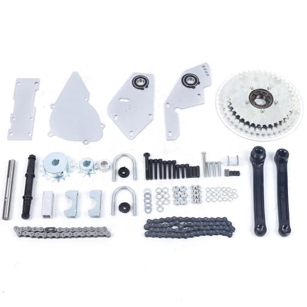 100CC Cykel Motoriserad 2-Takts Motor Kit, Metallkonstruktion, 415 Kedje Modell
