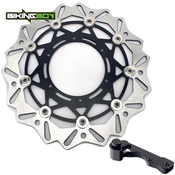 Disc Rotor til Suzuki DR-Z 400 SM, 320 mm Diameter, Rustfrit Stål Konstruktion,Blå skivebeslag