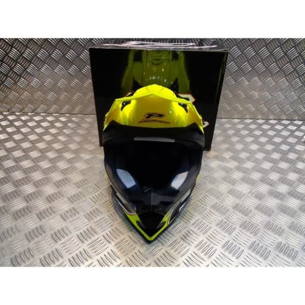 progrip 3091 hjälm för motocross mx enduro storlek xxl 63 fluorescerande gul