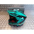 Miniatyrbild 1 av 4: progrip 3095 hjälm för motocross mx enduro storlek xl 61 aqua