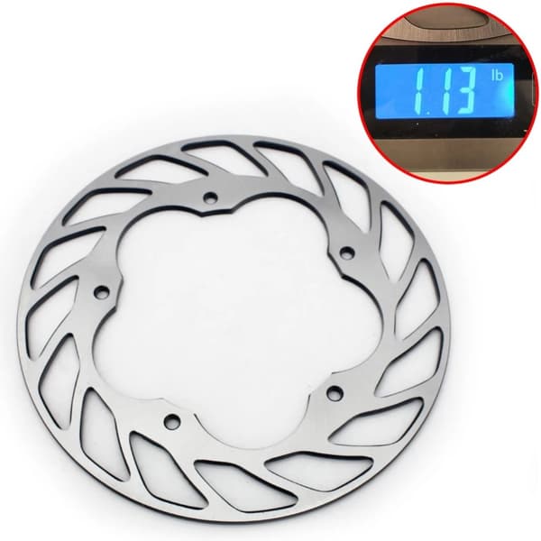 Bagbremse skive rotor, rustfrit stål konstruktion, optimeret ydeevne,1 stk.
