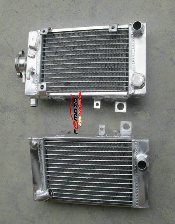 Alle aluminiumradiatorer, skræddersyet til 2000-2006 Honda Transalp 650, holdbart materiale, nem installation.