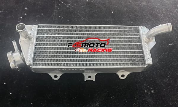 Aluminiumkøler, holdbar legeringskonstruktion, TIG-svejset, til Kawasaki KMX 125 (1985-2002)