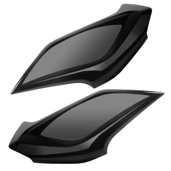 Vindavvisare för BMW K1600, ABS-material, blank svart ytbehandling,Ljussvart